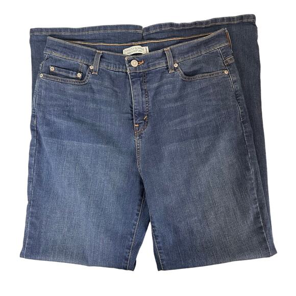 Levis Jeans Perfectly Slimming High Rise Boot Cut 512  Studded Pockets Size 16M - Picture 4 of 15